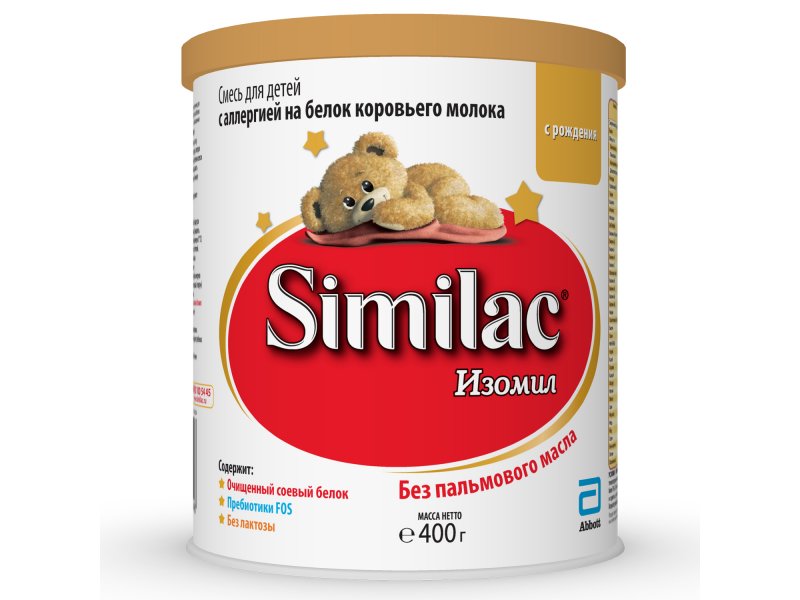 

Смесь Similac Изомил с 0+ мес 400 г