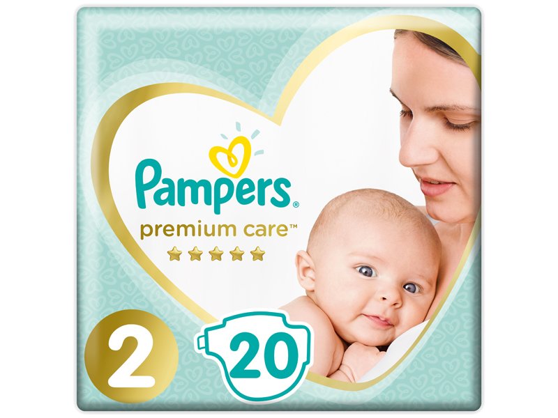 

Подгузники Pampers Premium Care, размер 2, 4-8 кг, 20 шт.