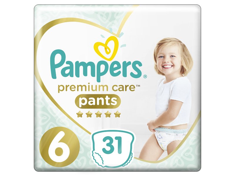 

Подгузники-трусики Pampers Premium Care 15+ кг, размер 6, 31 шт.