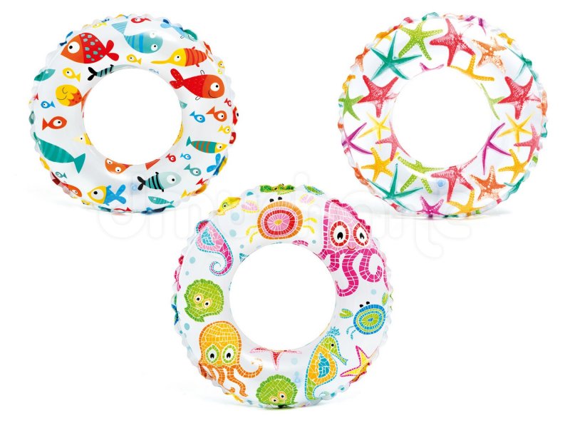 

Круг Intex надувной Lively Print Swim Rings, 51 см в ассорт.