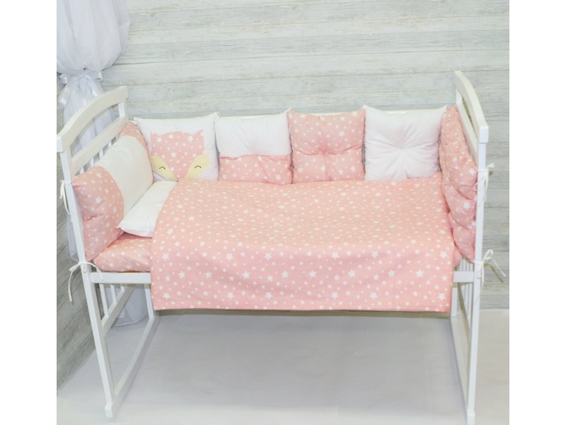 

Борт-подушки Lili Dreams, Звездочка розовый