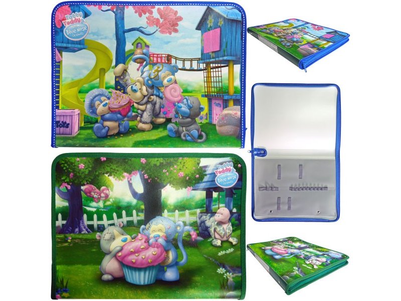 

Папка Action! Tatty Teddy and Blue Nose для труда на молнии, цв.печать, А4, 2 дизайна