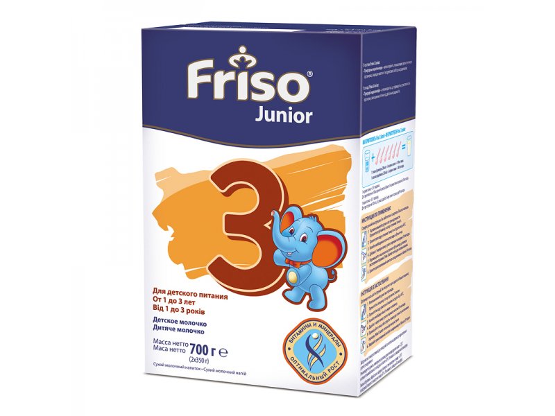 

Молочко Friso 3 Junior детское с 1-3 лет 700 г пачка
