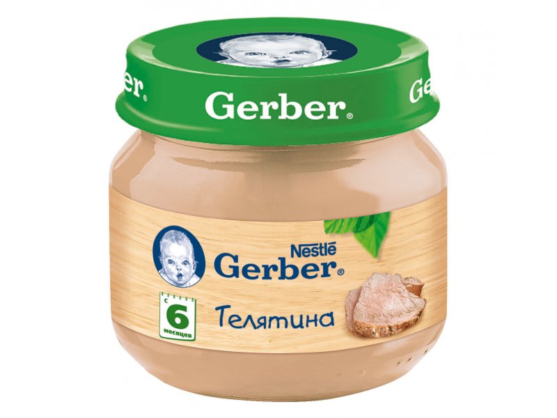 

Пюре Gerber, Телятина 80 г