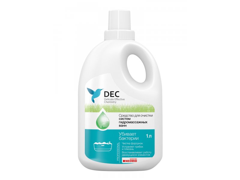 

Cредство DEC для чистки систем гидромассажных ванн, 1 л
