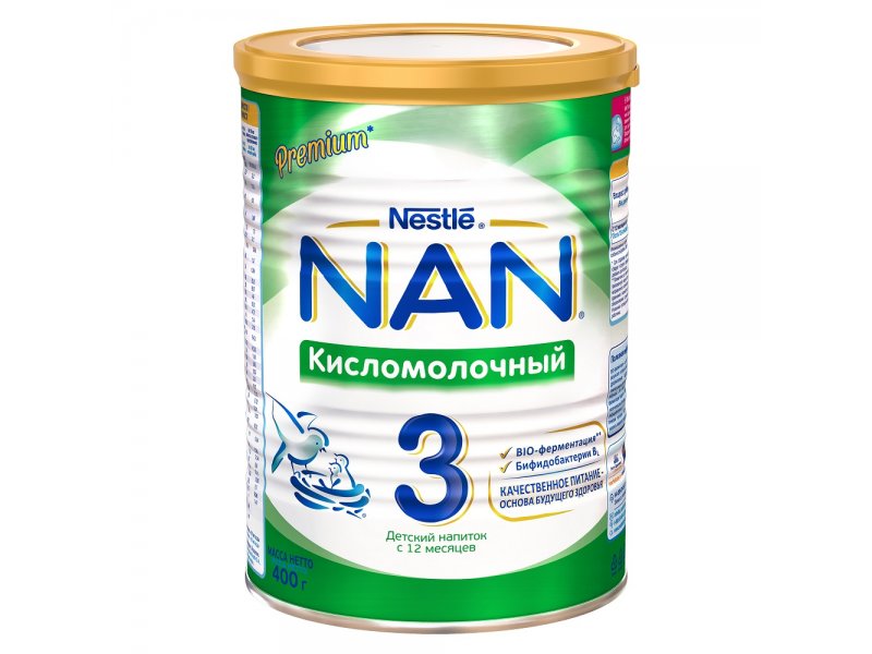 

Молочко Nestle NAN 3 Кисломолочный детское 400 г