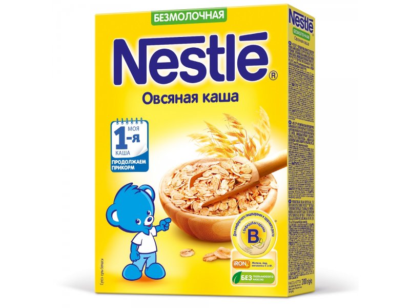 

Каша Nestle, безмолочная овсяная 200 г