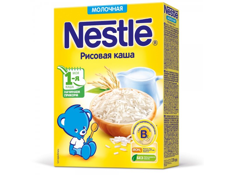 

Каша Nestle, молочная рисовая, 220 г