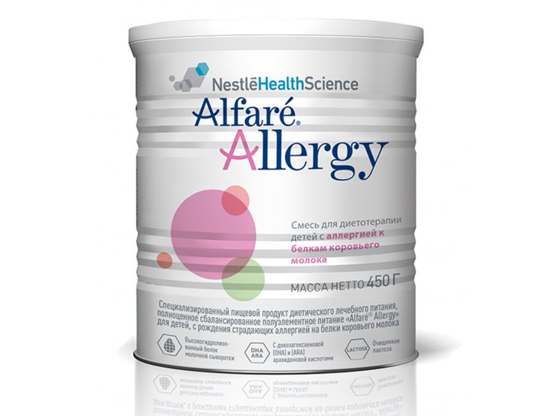 

Смесь Nestle Alfare Allergy сухая 450 г