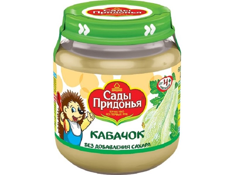 

Пюре Сады Придонья Кабачок, 120 мл