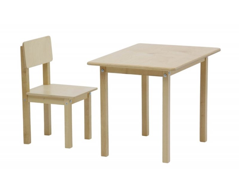 

Комплект детской мебели Polini kids Simple 105 S натуральный
