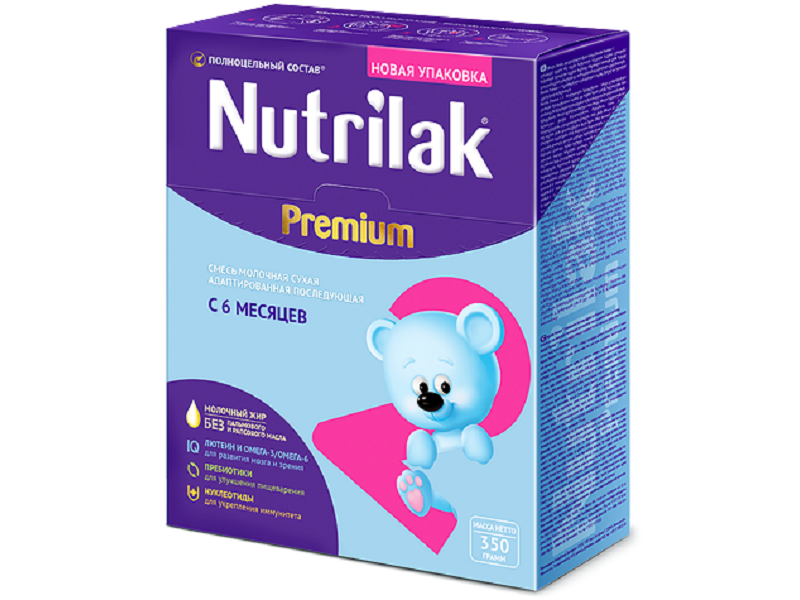 

Смесь Nutrilak Premium 2 молочная 350 г