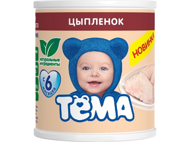 

Пюре Тёма Цыпленок 100 г