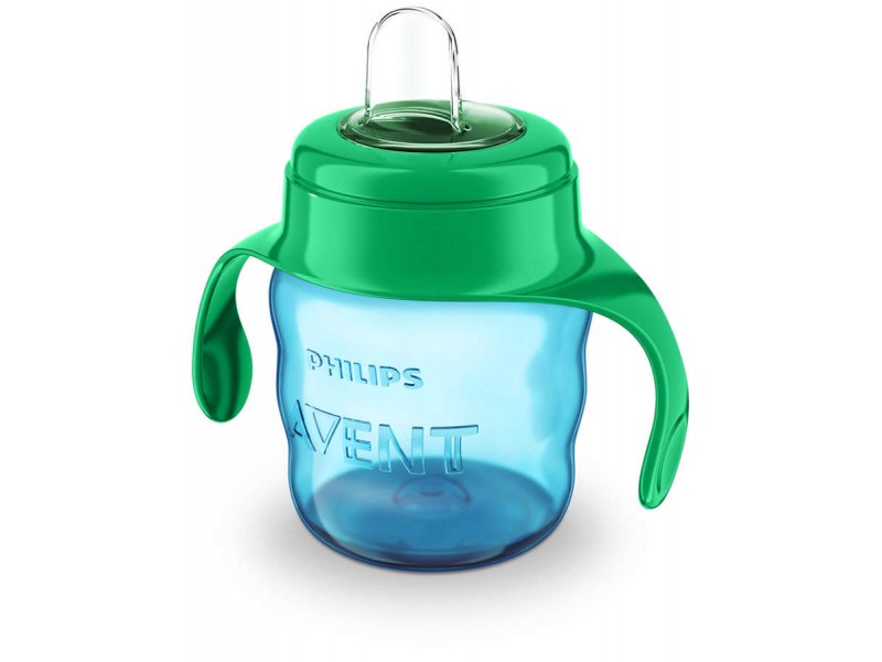 Philips Avent Чашка Philips Avent серии Comfort с носиком и удобными ручками 6 мес.+, 200 мл голубой