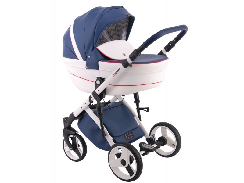 

Коляска 2 в 1 Lonex Comfort Gallaxy Blue & White, Blue and white