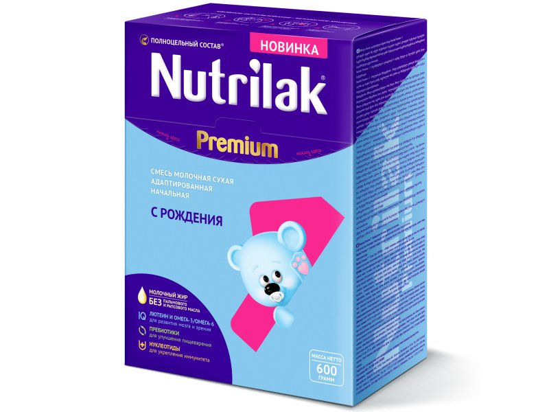 

Смесь Nutrilak Premium 1 молочная, 600 г