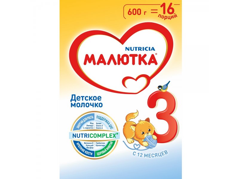 

Смесь Малютка 3, молочный напиток 600 г