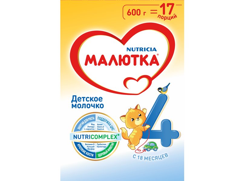 

Смесь Малютка 4, детское молочко 600 г