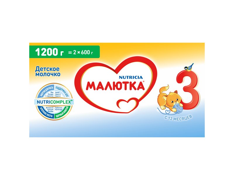 

Молочко Малютка 3 детское, 1200 г