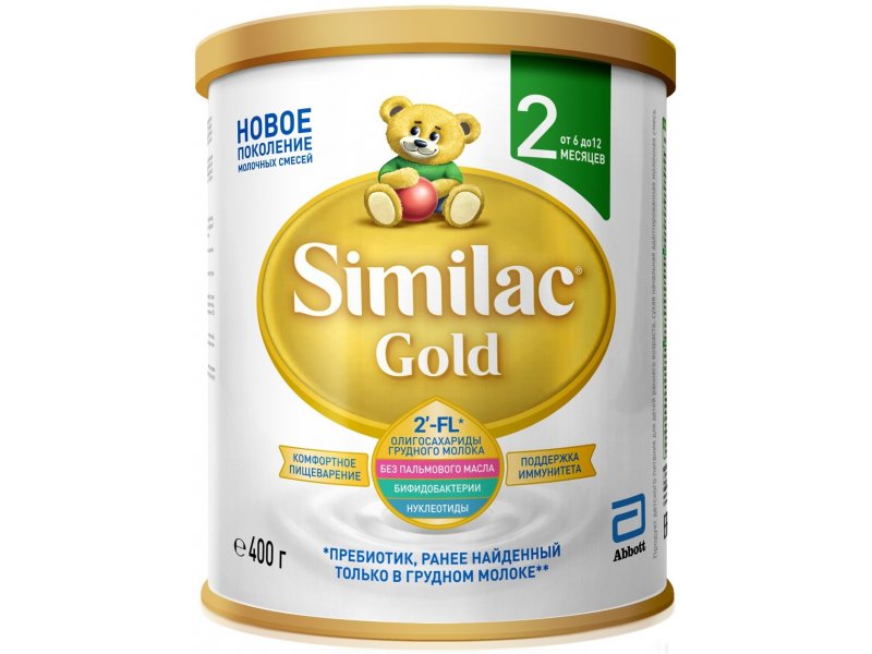 

Смесь Similac Gold 2 молочная 400 г