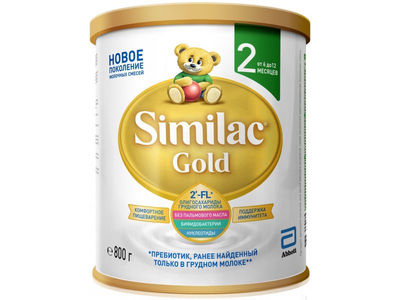 

Смесь Similac Gold 2 молочная 800 г