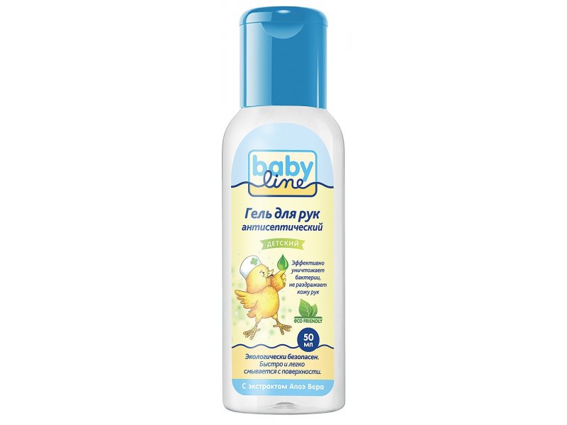 

Гель Babyline Sensitive для рук антисептический детский, 50 мл