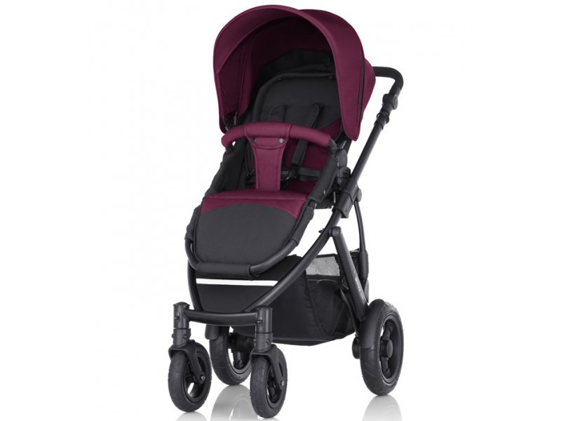 

Коляска-книжка Britax Smile 2 Wine Red Denim