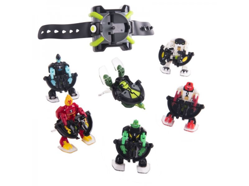 

Набор Playmates toys Ben 10, Омнизапуск, Мегапарк (часы и 6 фигурок)