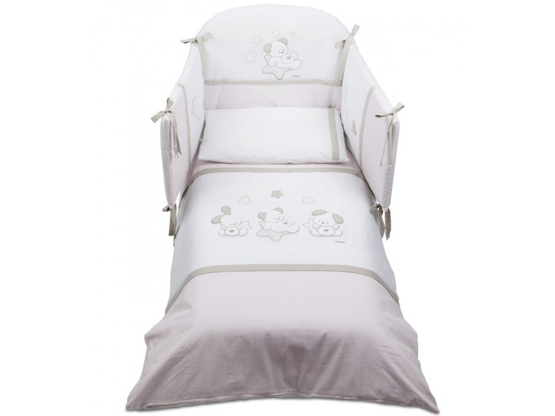 

Комплект белья Italbaby, Sweet Star из 5 предметов 70*140 розовый