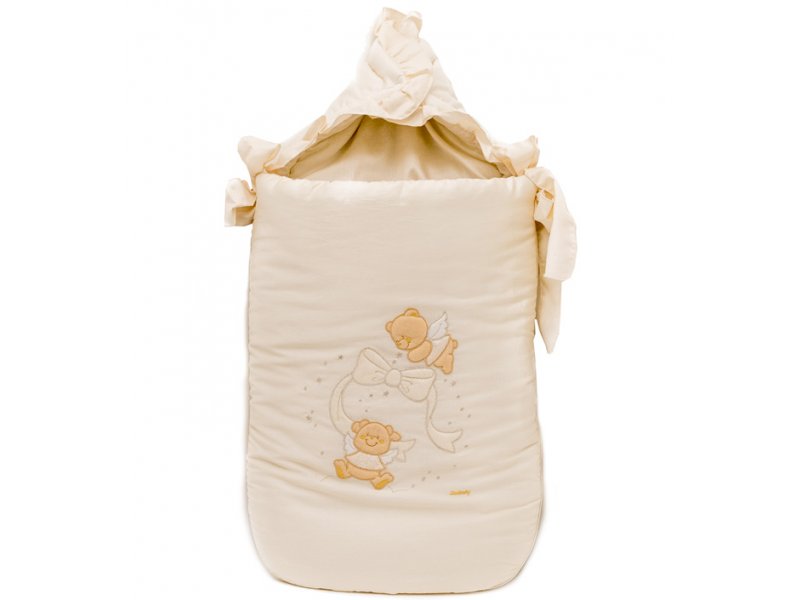 

Конверт Italbaby, Sweet Angels на молнии 40*80 см кремовый