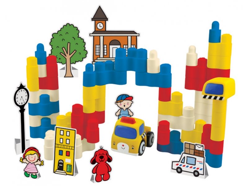 

Конструктор KS Kids Город мечты, 50 дет.