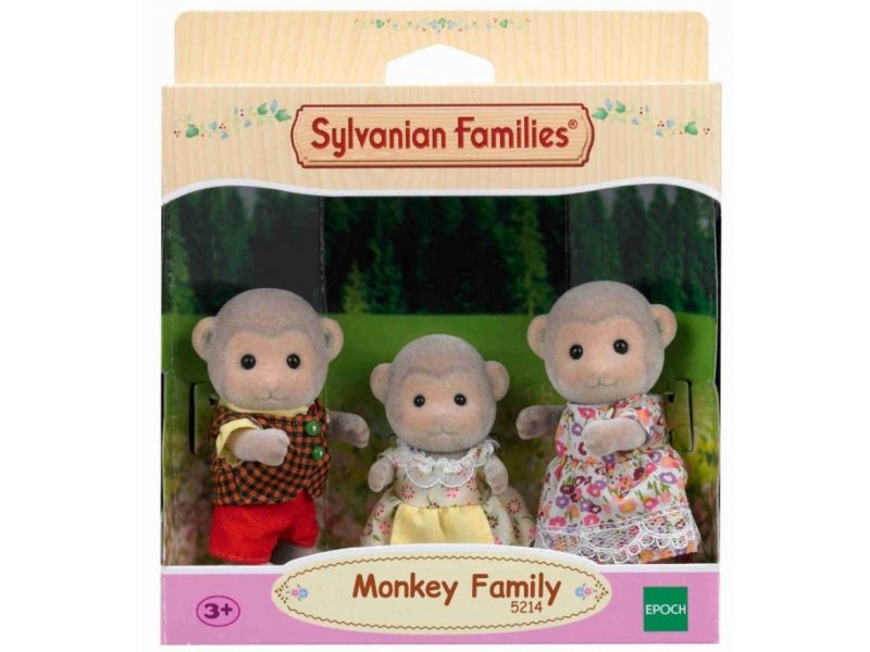

Набор игровой Sylvanian Families Семья Обезьян, 3 фигурки