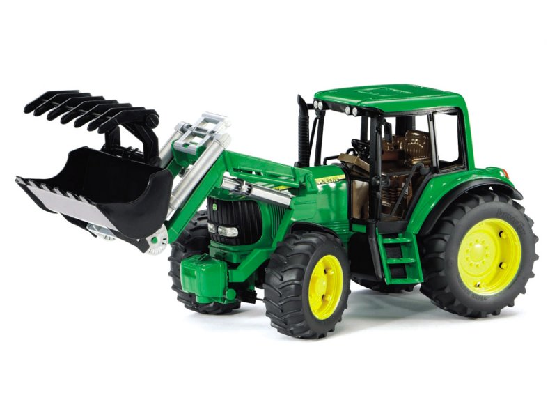 

Игрушка Bruder, Трактор John Deere 6920 с погрузчиком