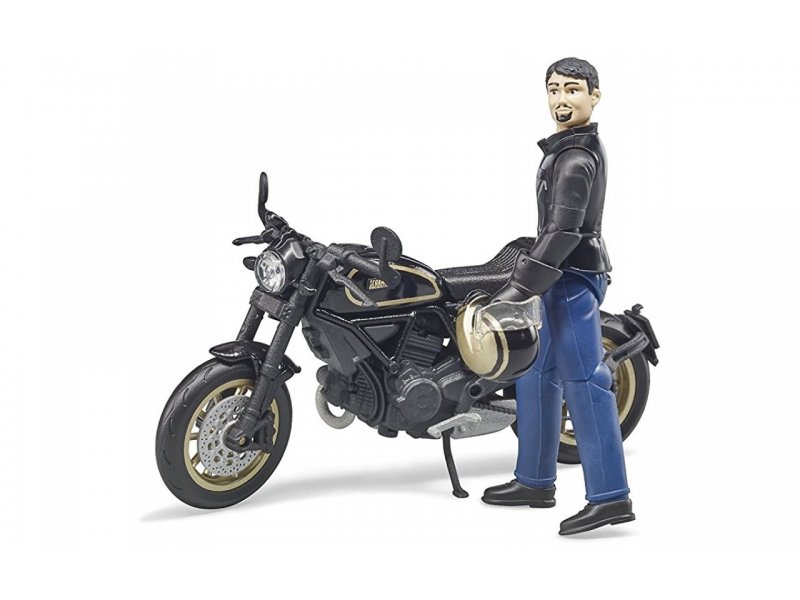 

Набор Bruder, Мотоцикл Scrambler Ducati Cafe Racer с мотоциклистом