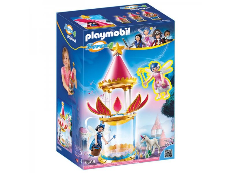 

Конструктор Playmobil, Super4: Музыкальная Цветочная Башня с Твинкл