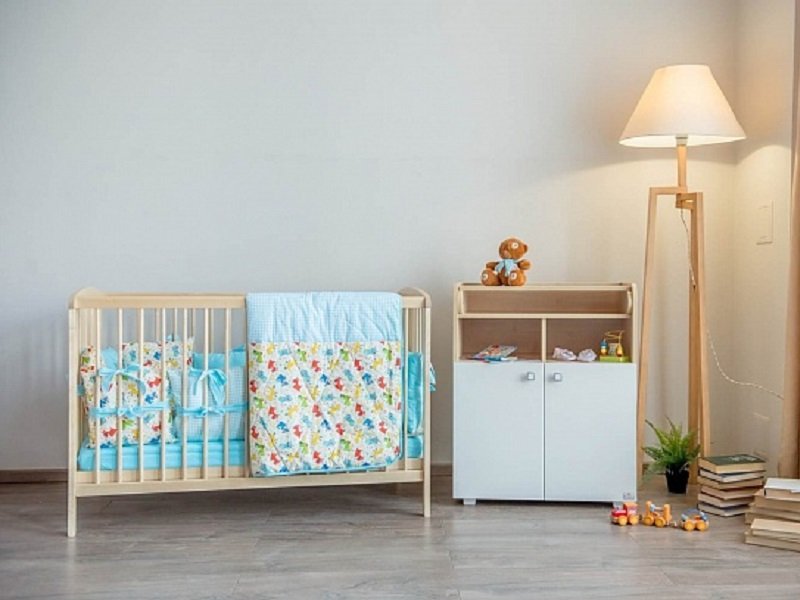 

Комплект в кроватку Polini kids Собачки 5 предметов бирюзовый