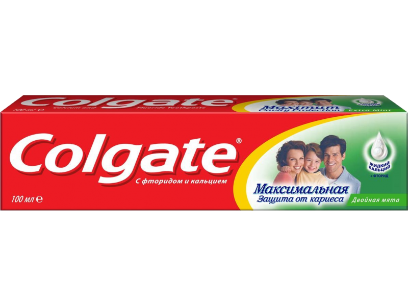 

Зубная паста Colgate, Максимальная защита от кариеса Двойная мята, 100 мл