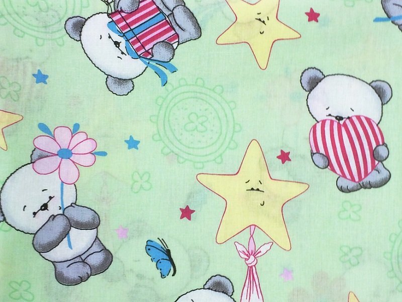 

Наволочка Lili Dreams, Панды 60*40 см зеленый