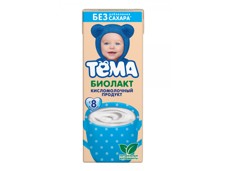 

Биолакт Тёма 3,4% без сахара 206 г ТBA Slim