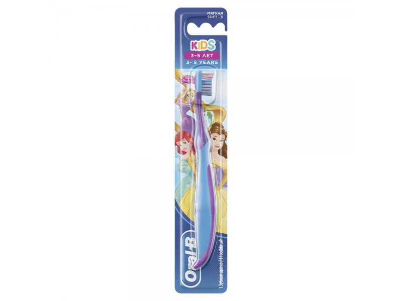 

Зубная щетка ORAL-B Kids для детей, Мягкая