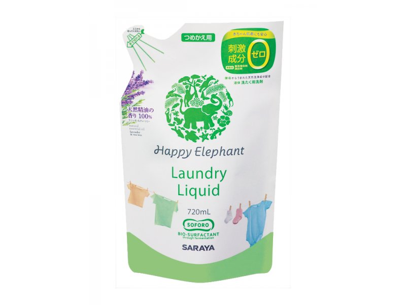 

Жидкость Happy Elephant для стирки (смен.блок) 720 мл