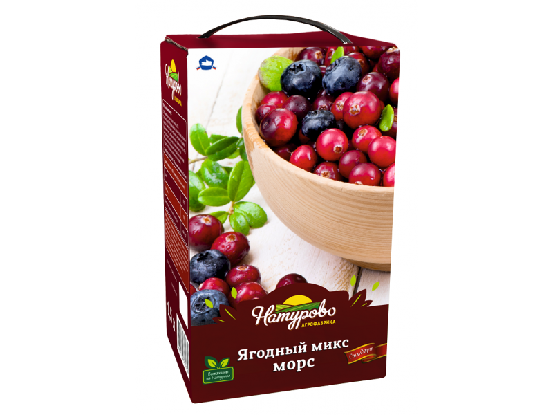 

Морс Натурово ягодный микс 1,5 л