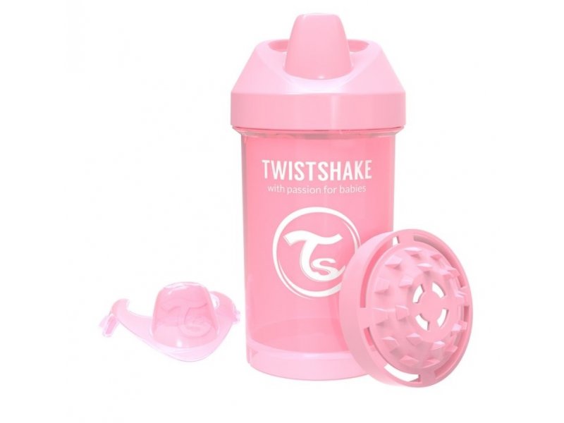 

Поильник Twistshake Crawler Cup Pastel 300 мл розовый