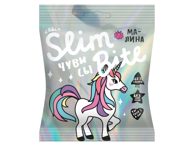 

Мармелад Bite Slim Unicorn фруктово-ягодный малина 20 г