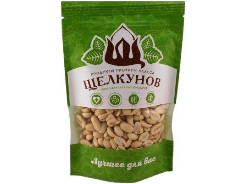 

Арахис Щелкунов жареный соленый 120 г (пакет)