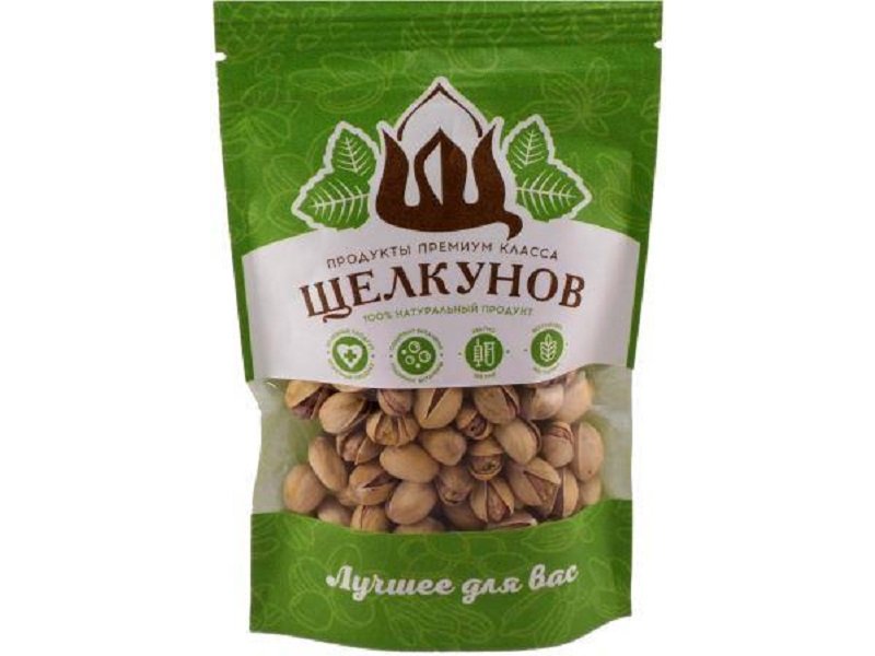 

Фисташки Щелкунов жареный соленый 120 г (пакет)