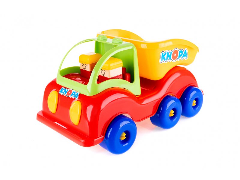 

Игрушка Knopa, Машинка Самосвал Силач, 3 оси, 33 см