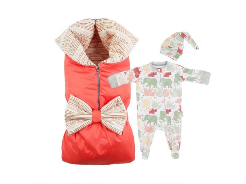 

Конверт-одеяло Zukka for kids, Sweet 20/коралл, р