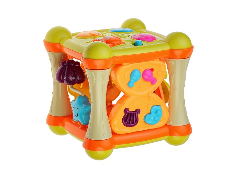 

Игрушка развивающая S+S Toys, Bambini Куб музыкальный с проектором, светящимися элементами