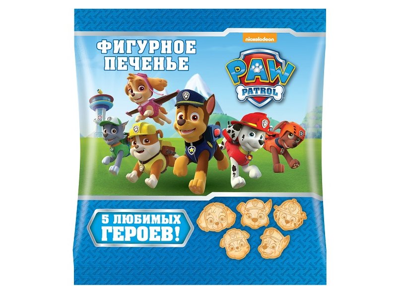 

Печенье Сладкая сказка, Paw Patrol фигурное, 20 г